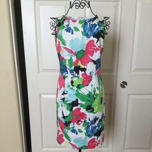 🌺 Ann Taylor Floral Shift Dress Size 0